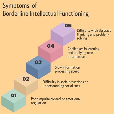 borderline intellectual functioning symptoms